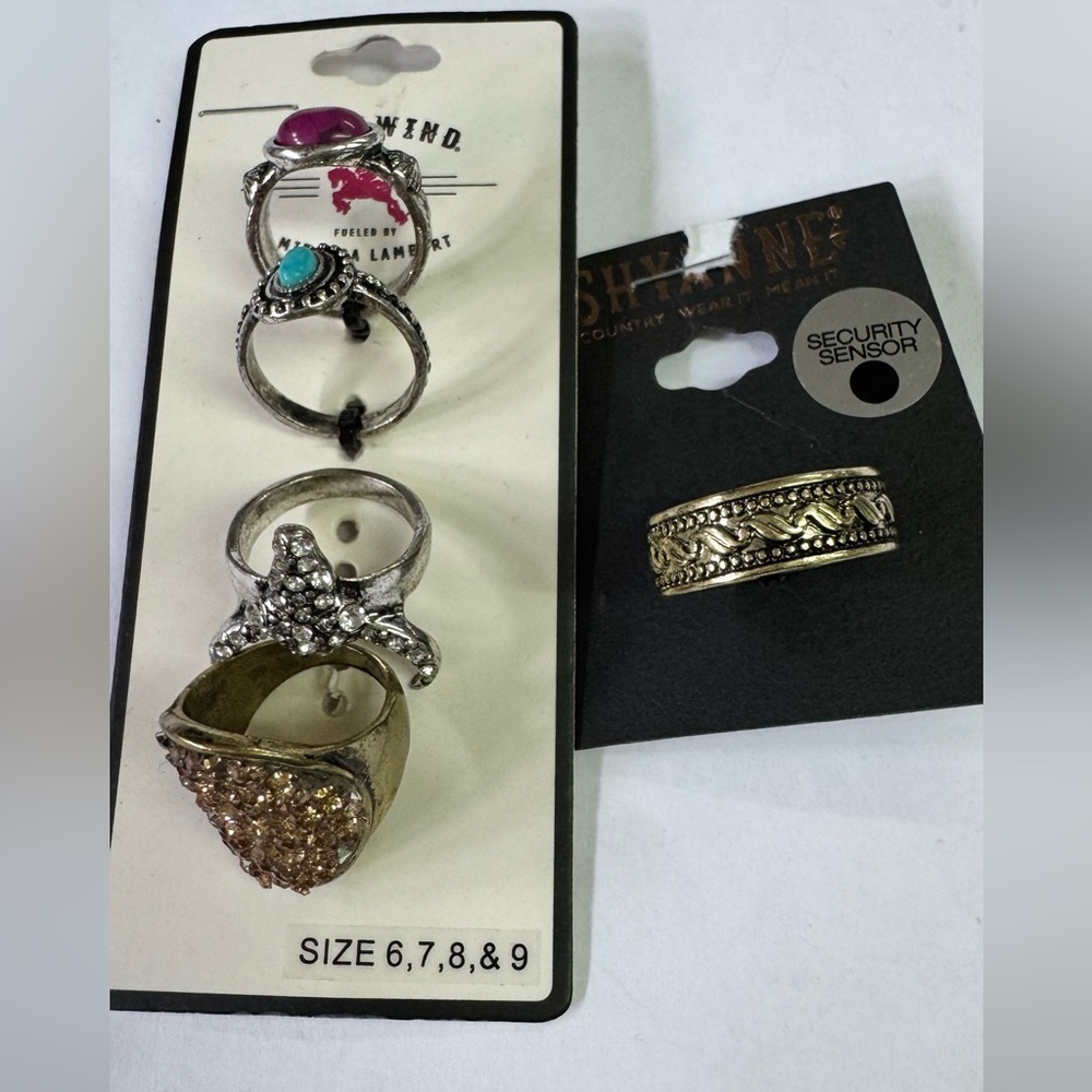 Idyllwind Silver and Gold Ornate Rings